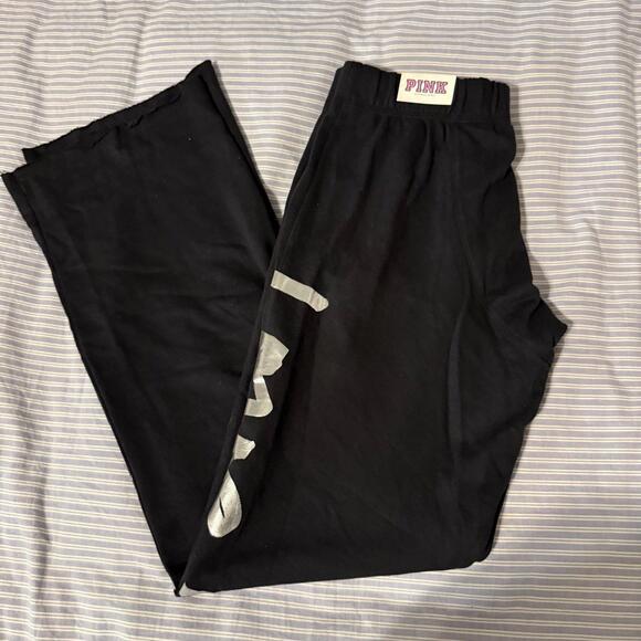 PINK Victoria’s Secret Y2K Boyfriend fit Flare Pants - Picture 3 of 4